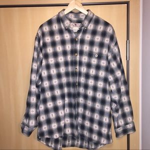 FLANNEL BUTTON DOWN